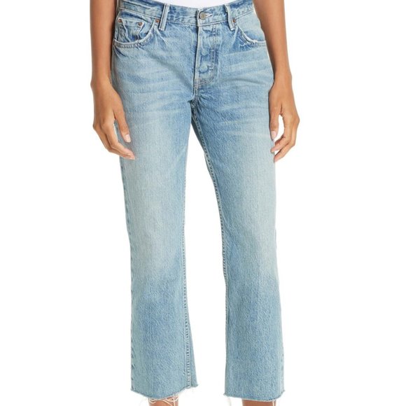 GRLFRND Denim - GRLFRND Tatum Cropped Late Night Wash Jeans NWT